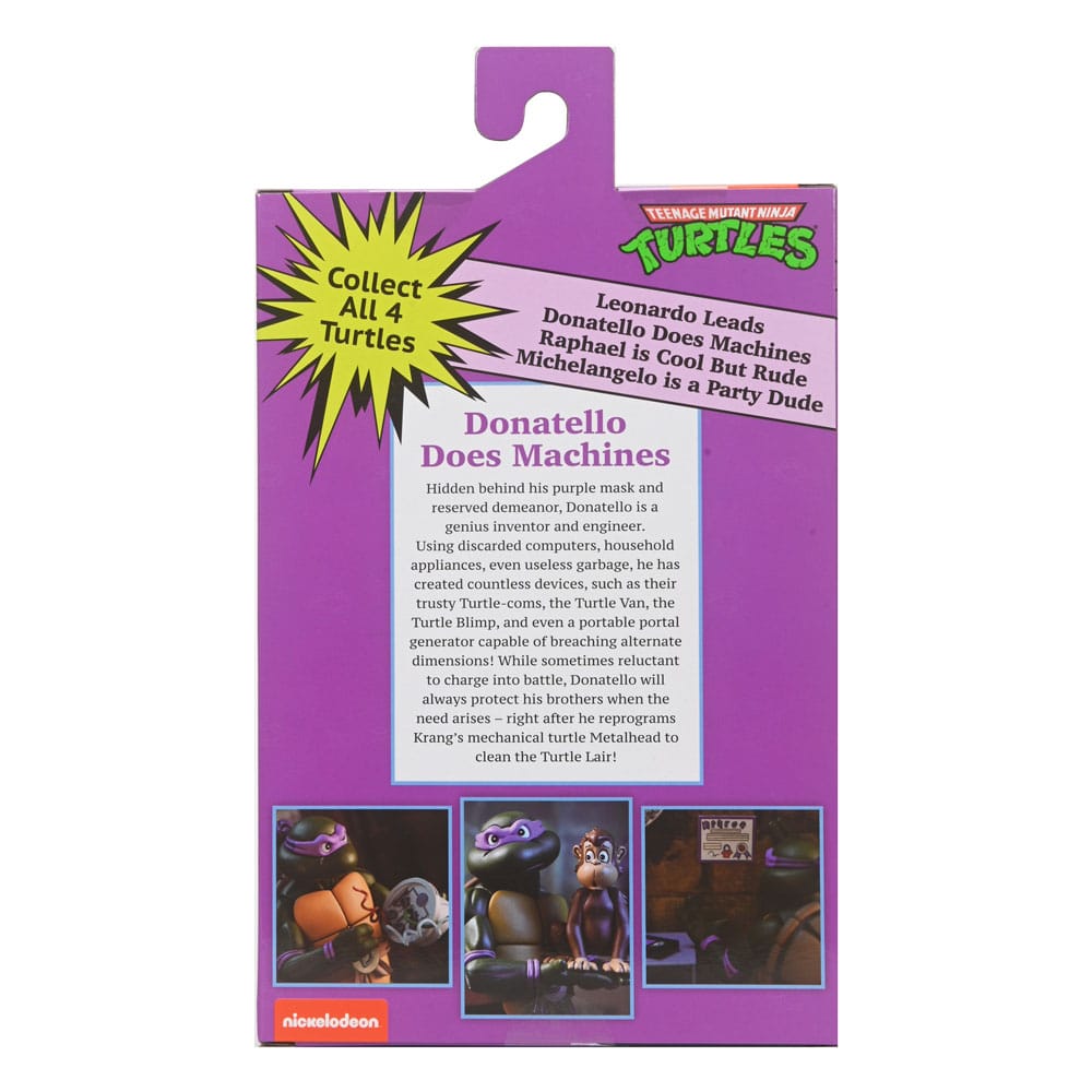 Teenage Mutant Ninja Turtles (1987 Cartoon) Actionfigur Ultimate Donatello (VHS) 18 cm - Versand: 7 Tage nach Bestellung