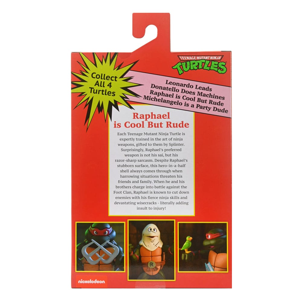 Teenage Mutant Ninja Turtles (1987 Cartoon) Actionfigur Ultimate Raphael (VHS) 18 cm - Versand: 7 Tage nach Bestellung