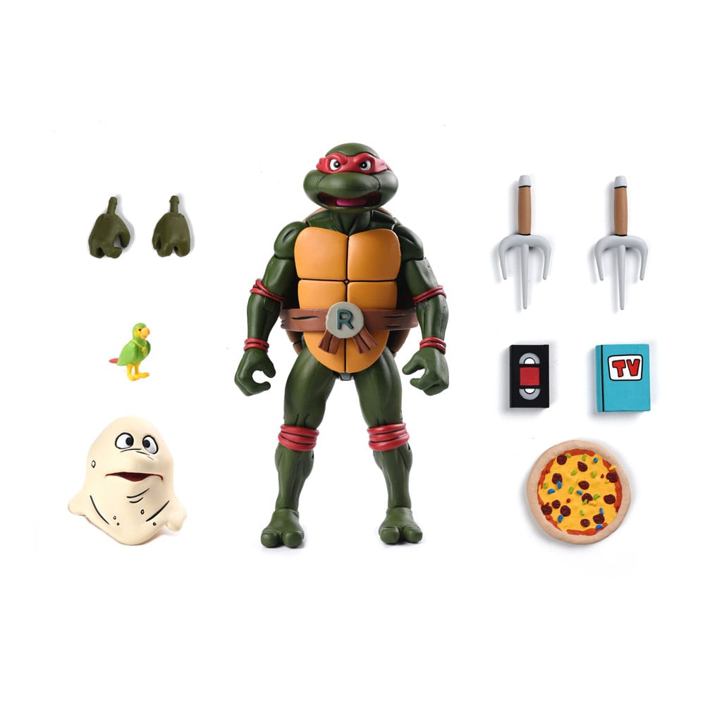 Teenage Mutant Ninja Turtles (1987 Cartoon) Actionfigur Ultimate Raphael (VHS) 18 cm - Versand: 7 Tage nach Bestellung