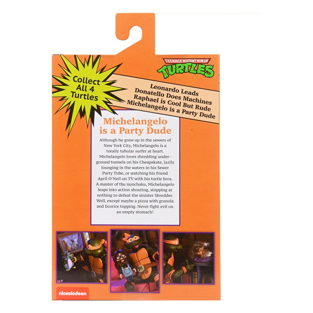 Teenage Mutant Ninja Turtles (1987 Cartoon) Actionfigur Ultimate Michelangelo (VHS) 18 cm - Versand: 7 Tage nach Bestellung