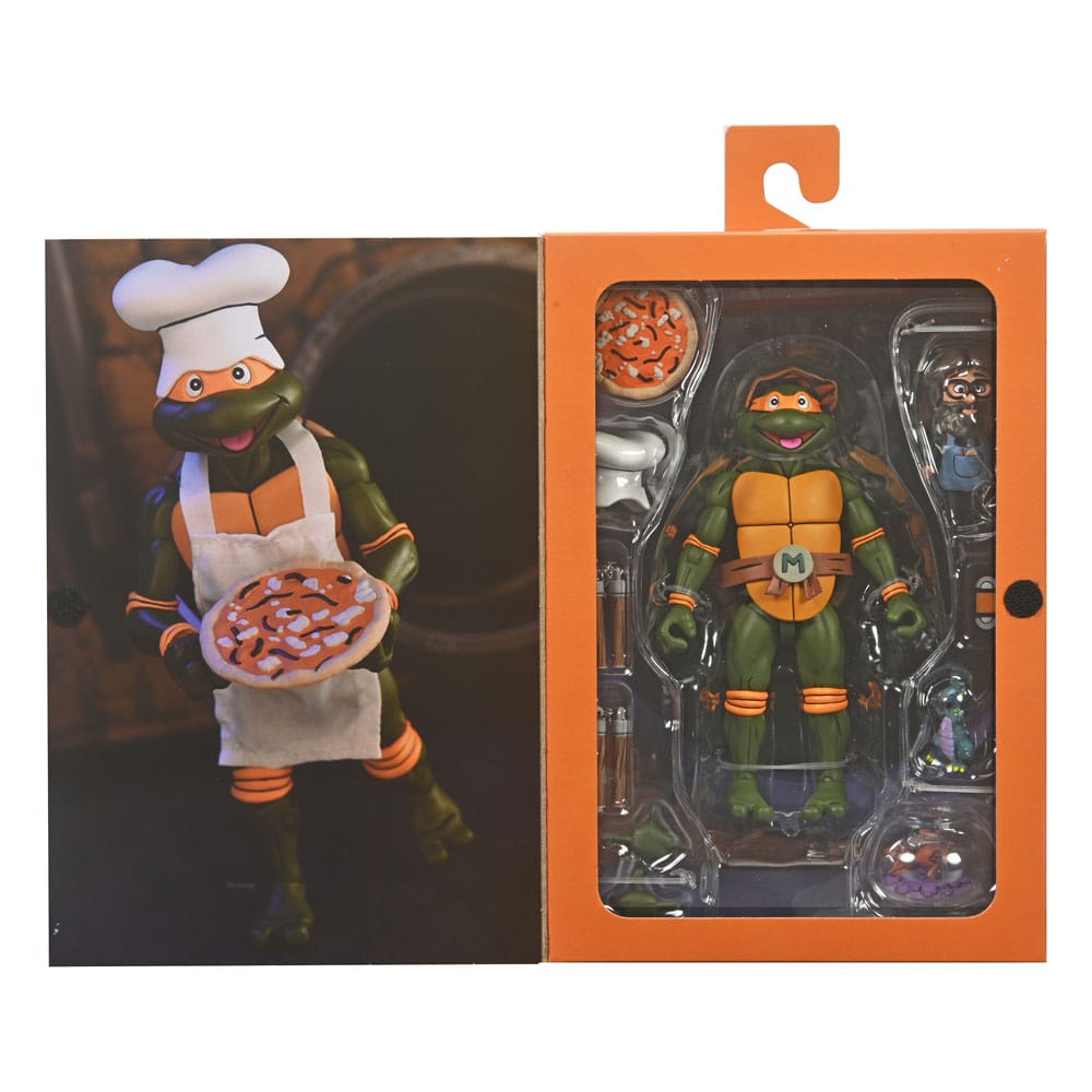 Teenage Mutant Ninja Turtles (1987 Cartoon) Actionfigur Ultimate Michelangelo (VHS) 18 cm - Versand: 7 Tage nach Bestellung