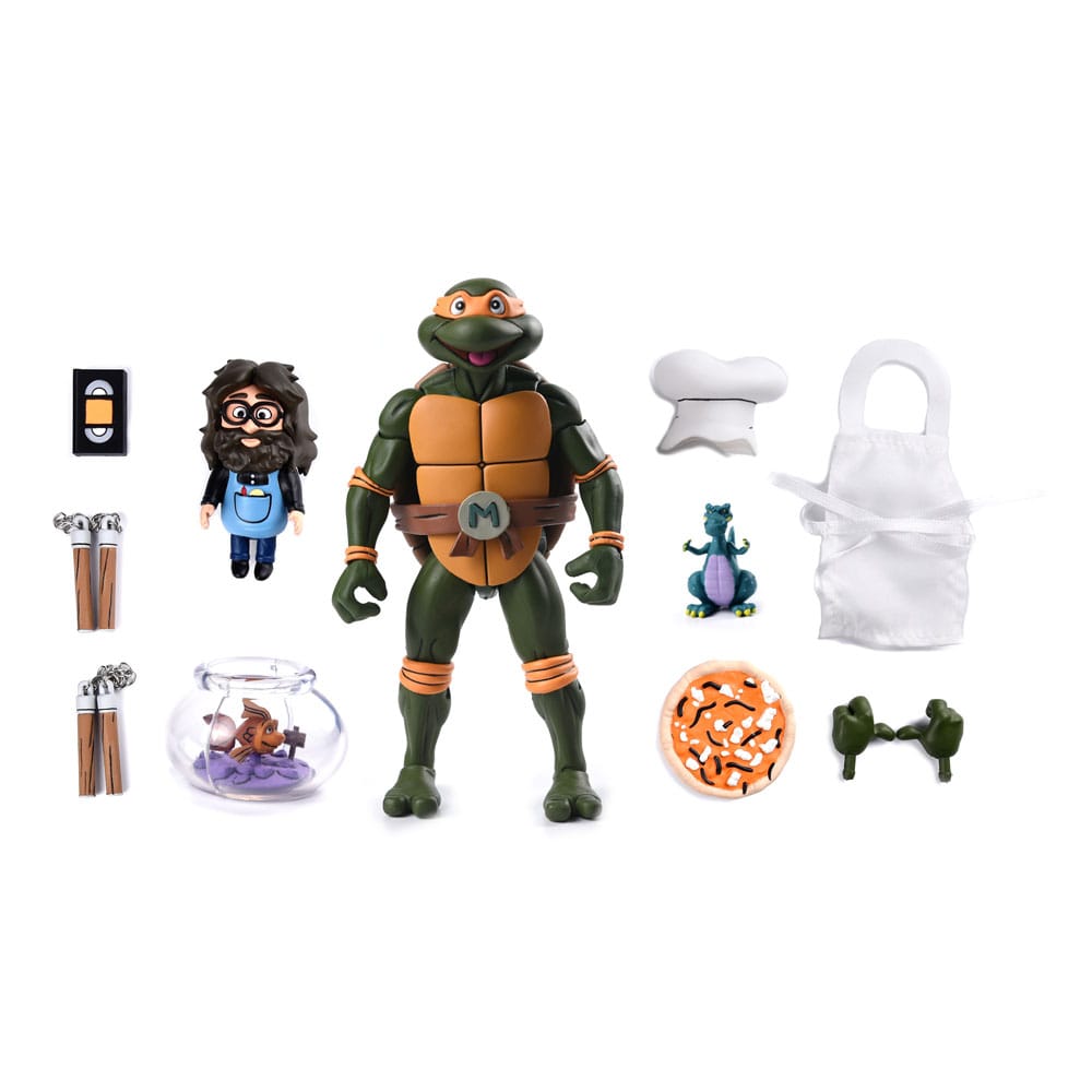 Teenage Mutant Ninja Turtles (1987 Cartoon) Actionfigur Ultimate Michelangelo (VHS) 18 cm - Versand: 7 Tage nach Bestellung