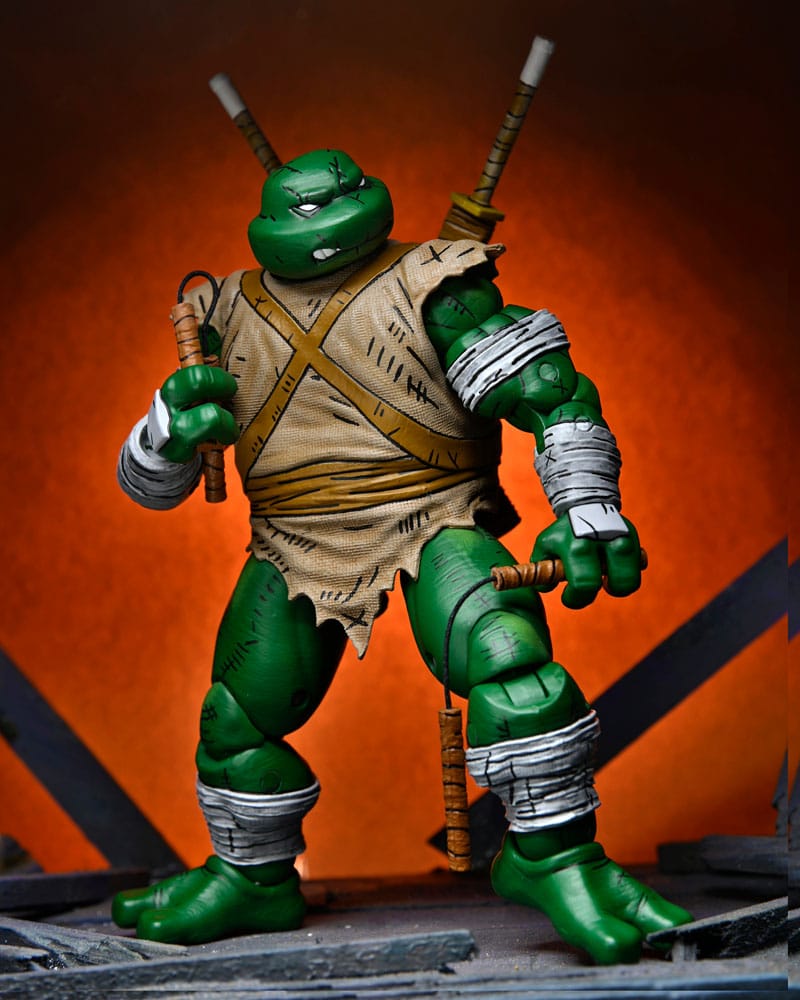 Teenage Mutant Ninja Turtles (Mirage Comics) Actionfigur Michelangelo (The Wanderer) 18 cm - Versand: 5-7 Tage nach Bestellung