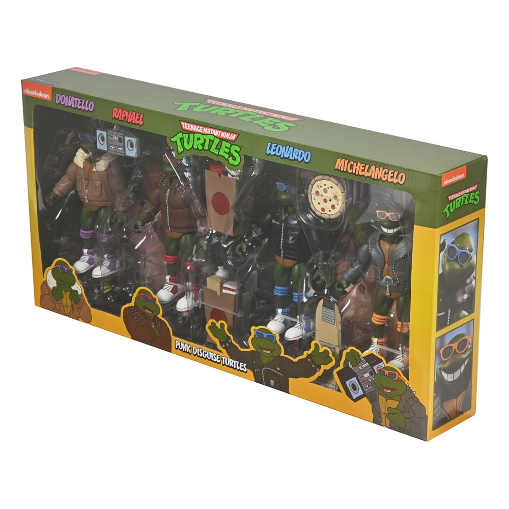 Teenage Mutant Ninja Turtles (Cartoon) Actionfiguren 4er-Pack Punk Turtles 18 cm - Versand: 5-7 Tage nach Bestellung