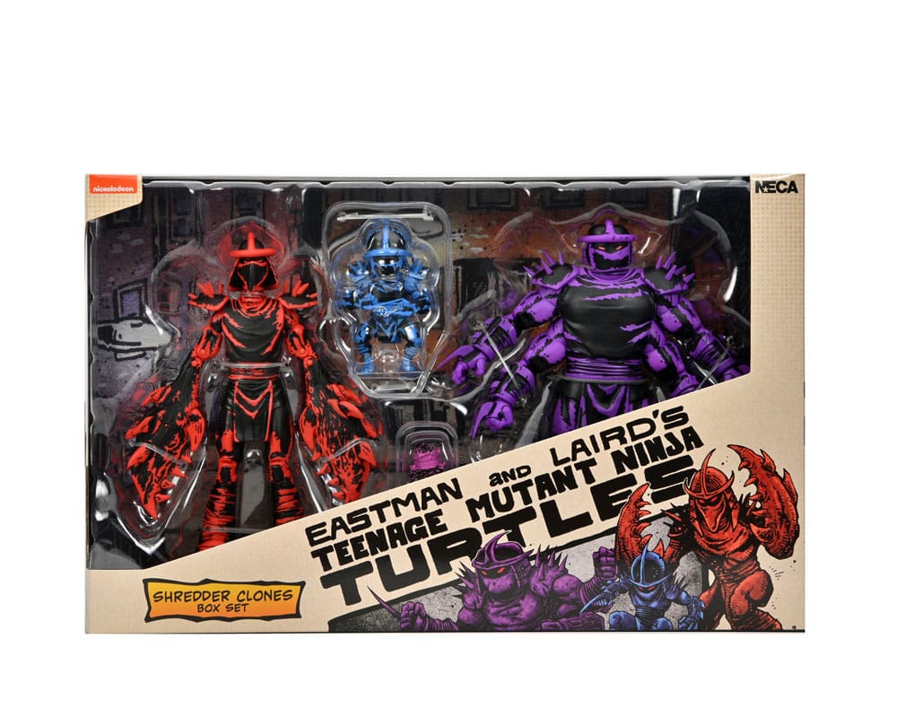 Teenage Mutant Ninja Turtles (Mirage Comics) Actionfiguren Shredder Clones Box Set 18 cm - Versand: 5-7 Tage nach Bestellung