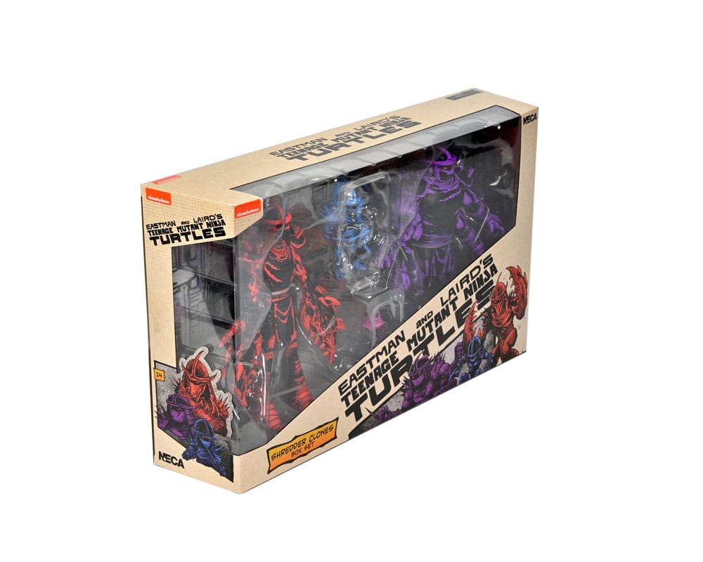 Teenage Mutant Ninja Turtles (Mirage Comics) Actionfiguren Shredder Clones Box Set 18 cm - Versand: 5-7 Tage nach Bestellung