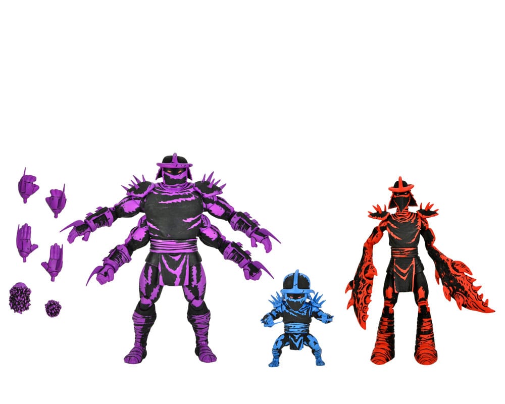 Teenage Mutant Ninja Turtles (Mirage Comics) Actionfiguren Shredder Clones Box Set 18 cm - Versand: 5-7 Tage nach Bestellung