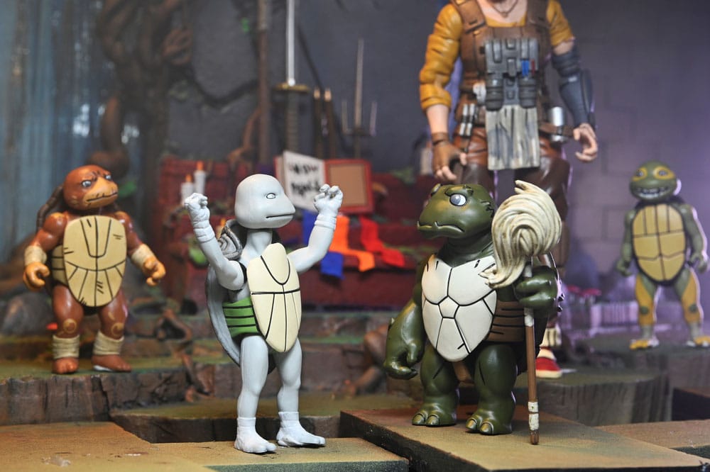 Teenage Mutant Ninja Turtles: The Last Ronin Actionfigur Ultimate Casey Marie with Baby Odyn & Uno 17 cm - Preorder - ETA: 29.12.2025