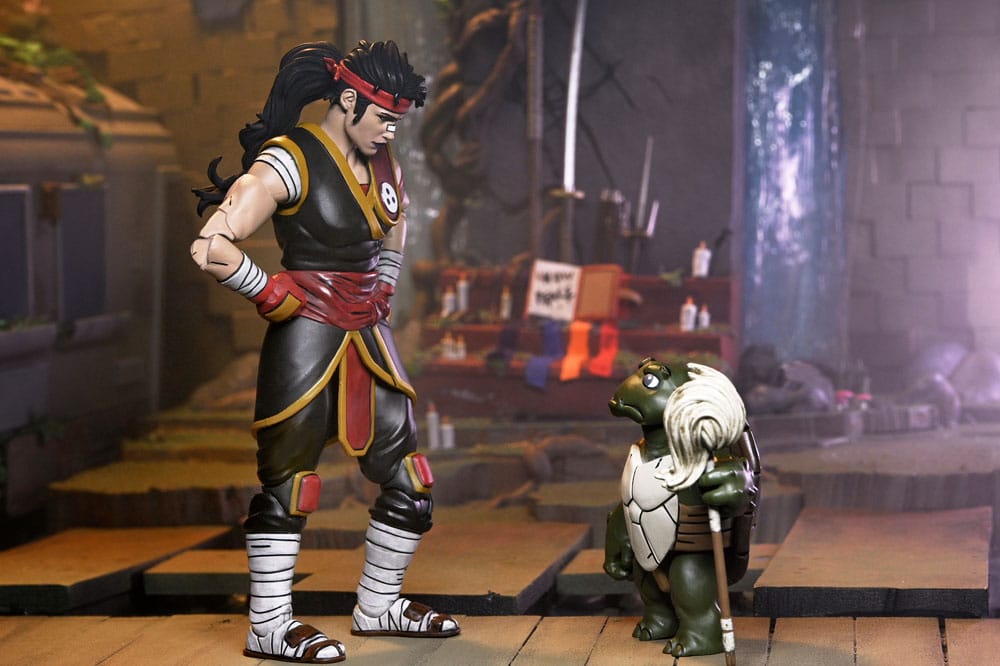 Teenage Mutant Ninja Turtles: The Last Ronin Actionfigur Ultimate Casey Marie with Baby Odyn & Uno 17 cm - Preorder - ETA: 29.12.2025