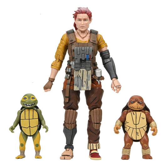 Teenage Mutant Ninja Turtles (The Last Ronin The Lost Years) Actionfigur Grammy April with Baby Yi & Moja 18 cm      - Preorder - ETA: 29.11.2025