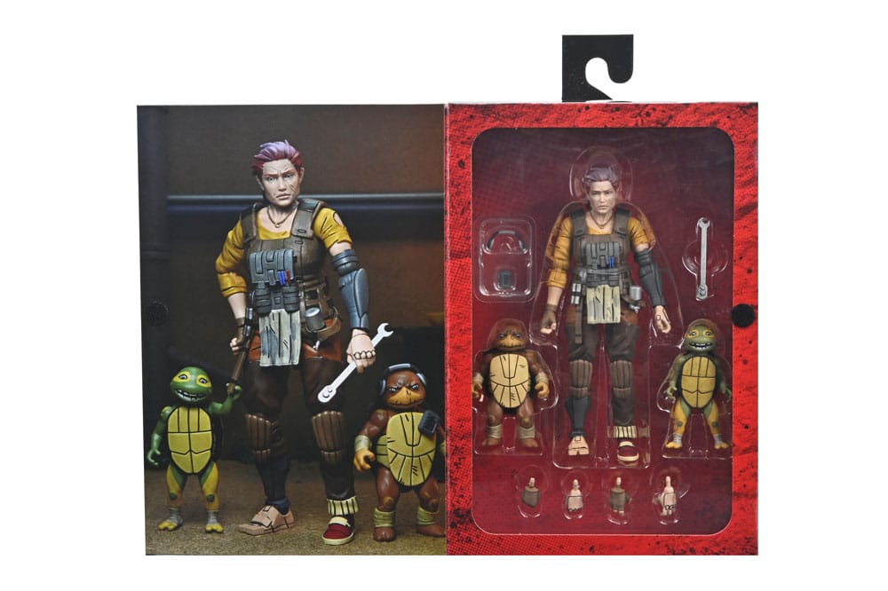 Teenage Mutant Ninja Turtles (The Last Ronin The Lost Years) Actionfigur Grammy April with Baby Yi & Moja 18 cm      - Preorder - ETA: 29.11.2025