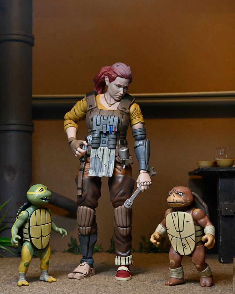 Teenage Mutant Ninja Turtles (The Last Ronin The Lost Years) Actionfigur Grammy April with Baby Yi & Moja 18 cm      - Preorder - ETA: 29.11.2025