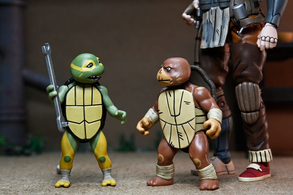 Teenage Mutant Ninja Turtles (The Last Ronin The Lost Years) Actionfigur Grammy April with Baby Yi & Moja 18 cm      - Preorder - ETA: 29.11.2025
