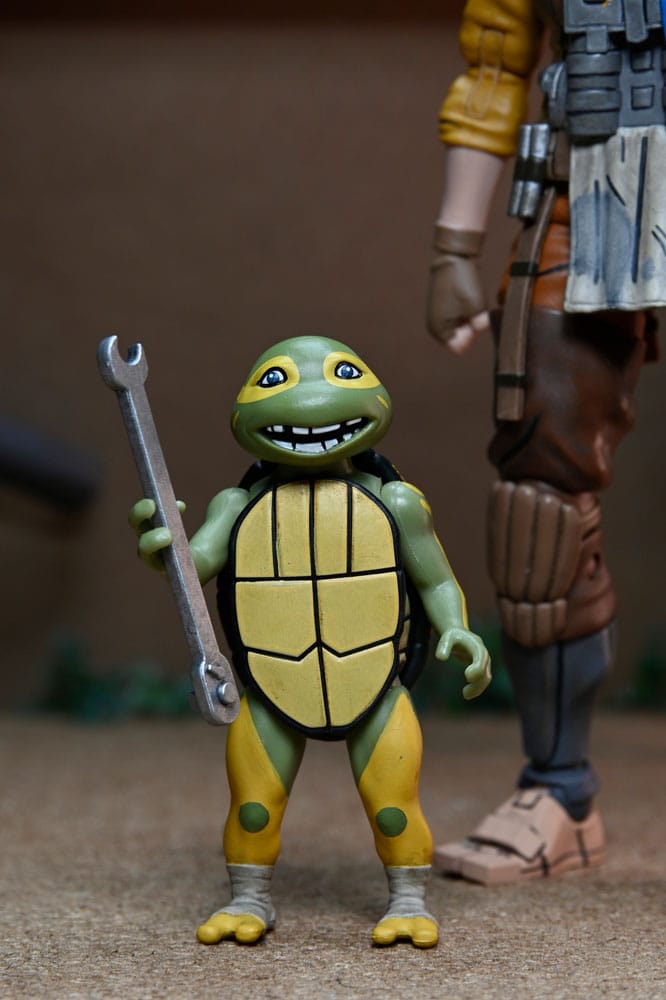 Teenage Mutant Ninja Turtles (The Last Ronin The Lost Years) Actionfigur Grammy April with Baby Yi & Moja 18 cm      - Preorder - ETA: 29.11.2025