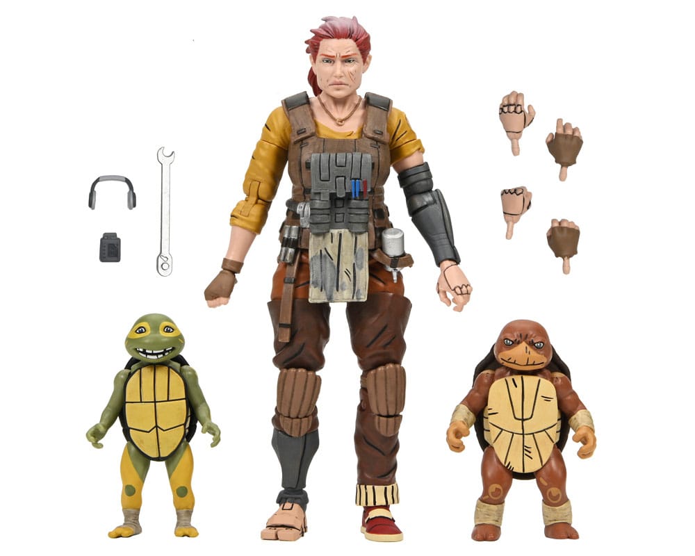 Teenage Mutant Ninja Turtles (The Last Ronin The Lost Years) Actionfigur Grammy April with Baby Yi & Moja 18 cm      - Preorder - ETA: 29.11.2025