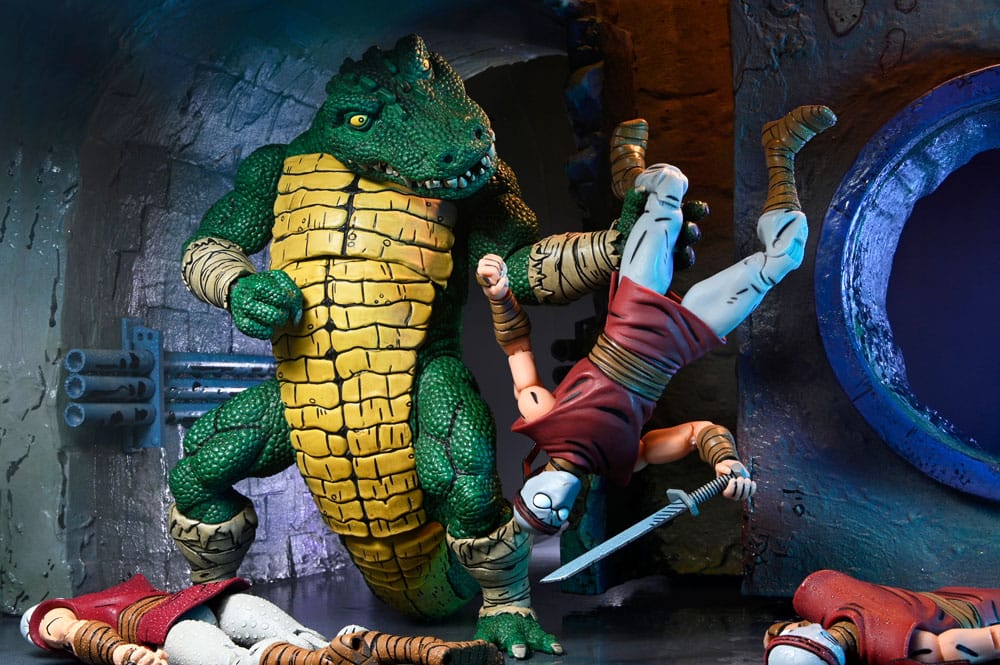 Teenage Mutant Ninja Turtles (Mirage Comics) Actionfigur Leatherhead 21 cm - Preorder - ETA: 19.09.2025
