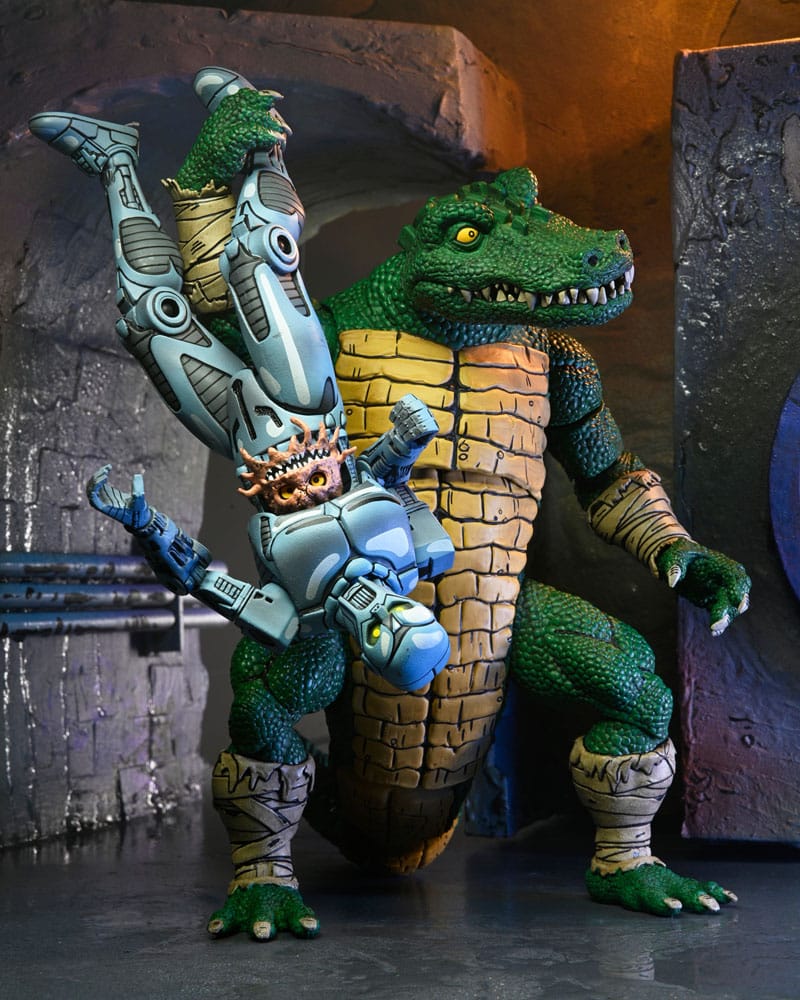 Teenage Mutant Ninja Turtles (Mirage Comics) Actionfigur Leatherhead 21 cm - Preorder - ETA: 19.09.2025