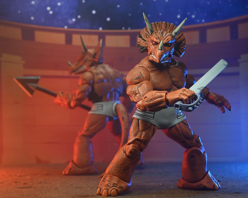Teenage Mutant Ninja Turtles (Mirage Comics) Actionfigur Triceraton Gladiator 21 cm - Versand: 7 Tage nach Bestellung