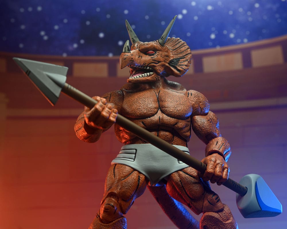 Teenage Mutant Ninja Turtles (Mirage Comics) Actionfigur Triceraton Gladiator 21 cm - Versand: 7 Tage nach Bestellung
