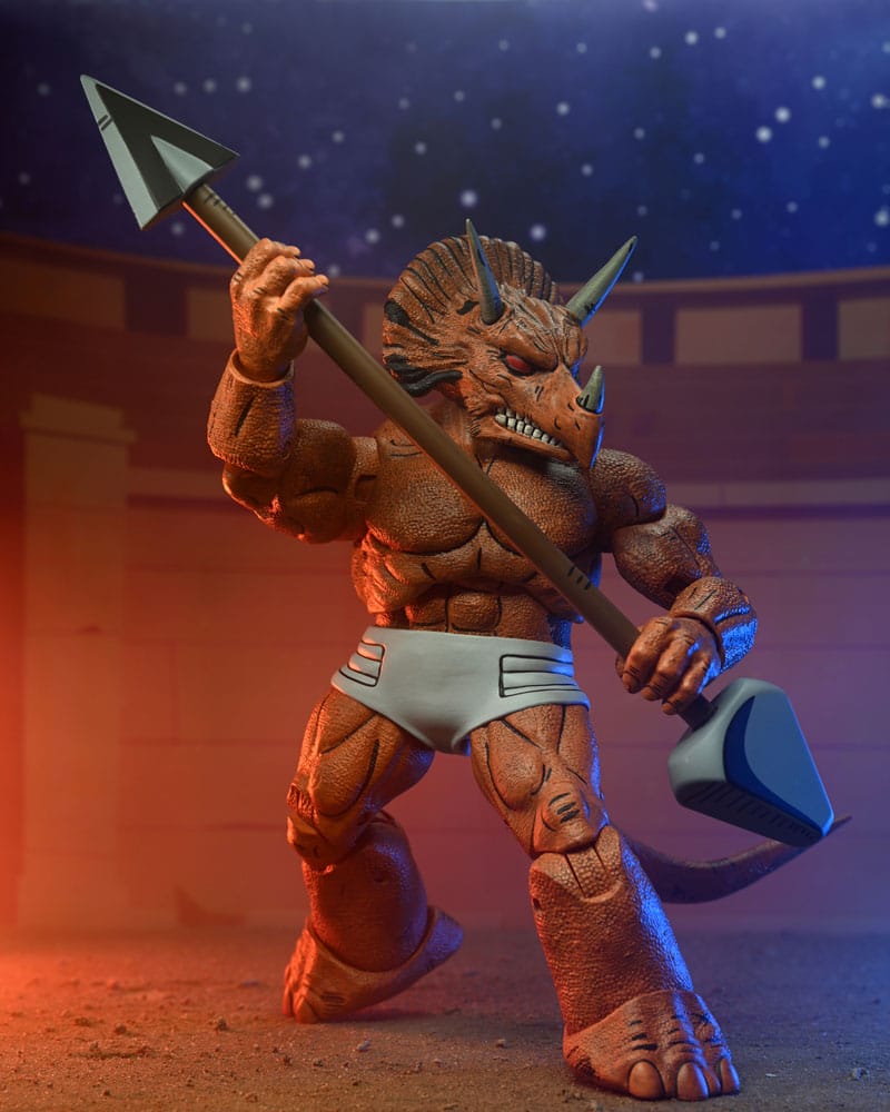Teenage Mutant Ninja Turtles (Mirage Comics) Actionfigur Triceraton Gladiator 21 cm - Versand: 7 Tage nach Bestellung