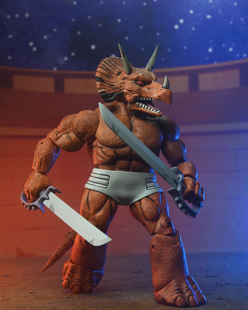 Teenage Mutant Ninja Turtles (Mirage Comics) Actionfigur Triceraton Gladiator 21 cm - Versand: 7 Tage nach Bestellung
