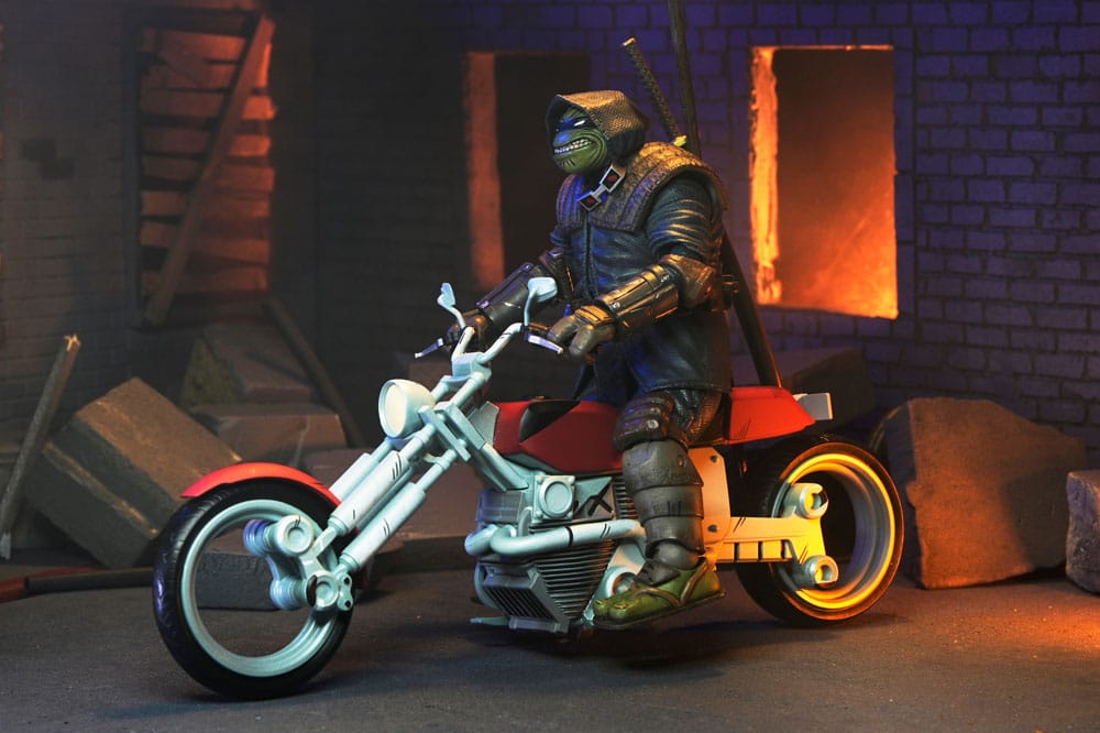 Teenage Mutant Ninja Turtles (The Last Ronin The Lost Years) Actionfigur Casey Marie with Last Ronin Motorcycle 18 cm - Preorder - ETA: 29.11.2025