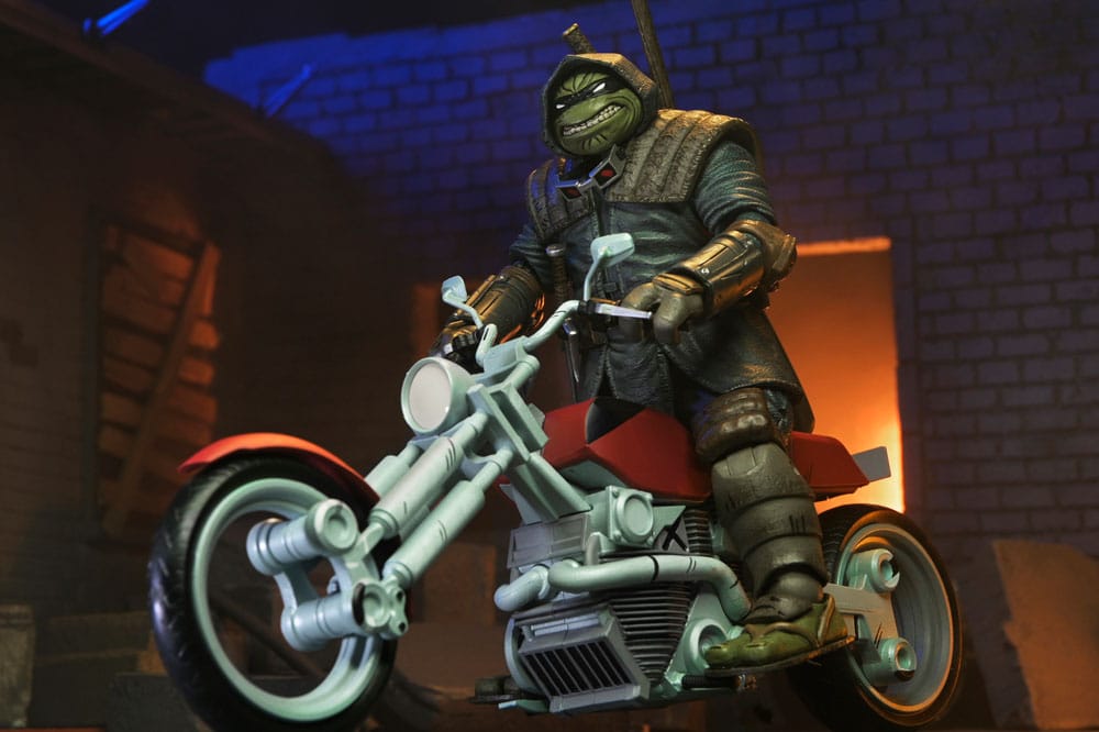 Teenage Mutant Ninja Turtles (The Last Ronin The Lost Years) Actionfigur Casey Marie with Last Ronin Motorcycle 18 cm - Preorder - ETA: 29.11.2025