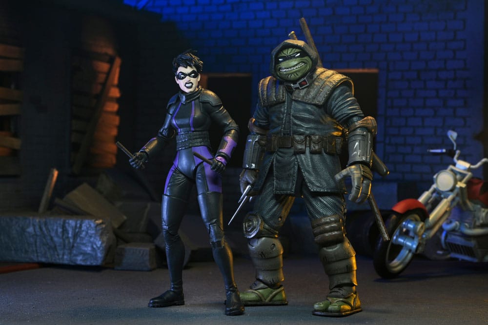 Teenage Mutant Ninja Turtles (The Last Ronin The Lost Years) Actionfigur Casey Marie with Last Ronin Motorcycle 18 cm - Preorder - ETA: 29.11.2025