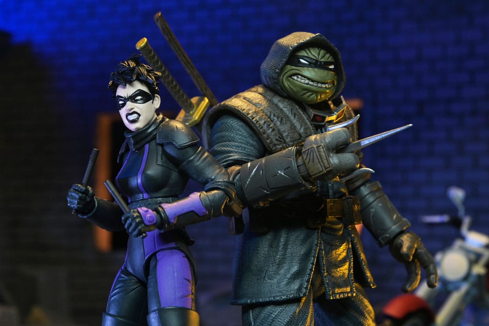 Teenage Mutant Ninja Turtles (The Last Ronin The Lost Years) Actionfigur Casey Marie with Last Ronin Motorcycle 18 cm - Preorder - ETA: 29.11.2025