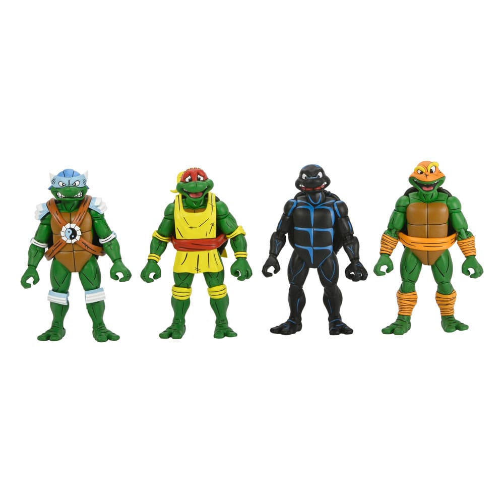 Teenage Mutant Ninja Turtles (Archie Comics) Actionfiguren 4er-Pack Stump Wrestling Turtles 18 cm   - Preorder - ETA: 19.09.2025