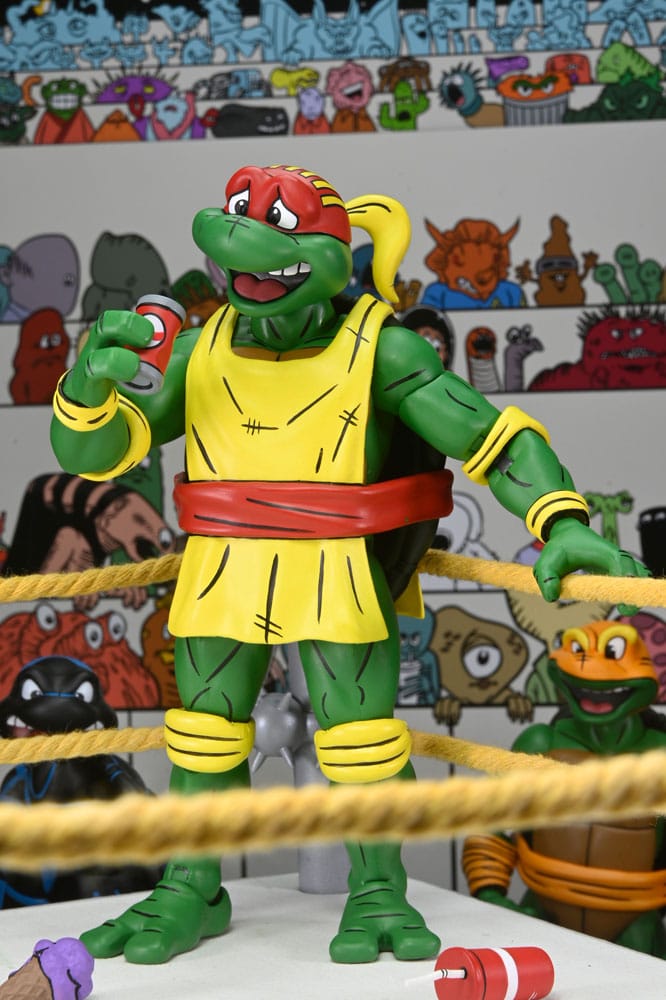 Teenage Mutant Ninja Turtles (Archie Comics) Actionfiguren 4er-Pack Stump Wrestling Turtles 18 cm   - Preorder - ETA: 19.09.2025