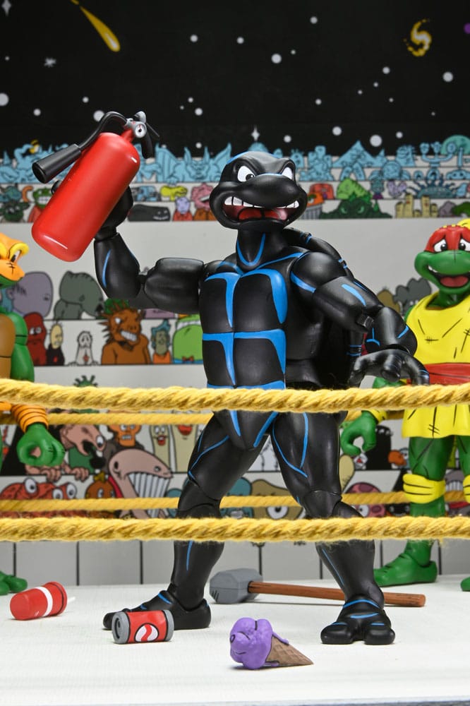 Teenage Mutant Ninja Turtles (Archie Comics) Actionfiguren 4er-Pack Stump Wrestling Turtles 18 cm   - Preorder - ETA: 19.09.2025