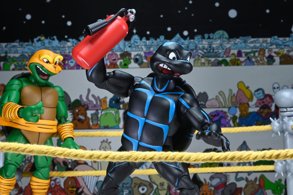 Teenage Mutant Ninja Turtles (Archie Comics) Actionfiguren 4er-Pack Stump Wrestling Turtles 18 cm   - Preorder - ETA: 19.09.2025