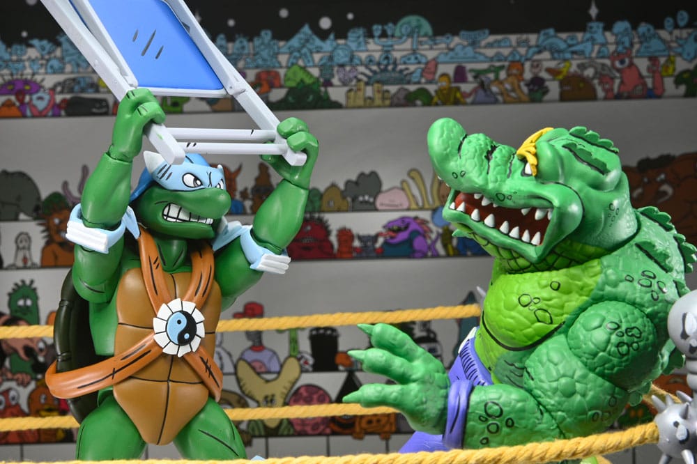 Teenage Mutant Ninja Turtles (Archie Comics) Actionfiguren 4er-Pack Stump Wrestling Turtles 18 cm   - Preorder - ETA: 19.09.2025