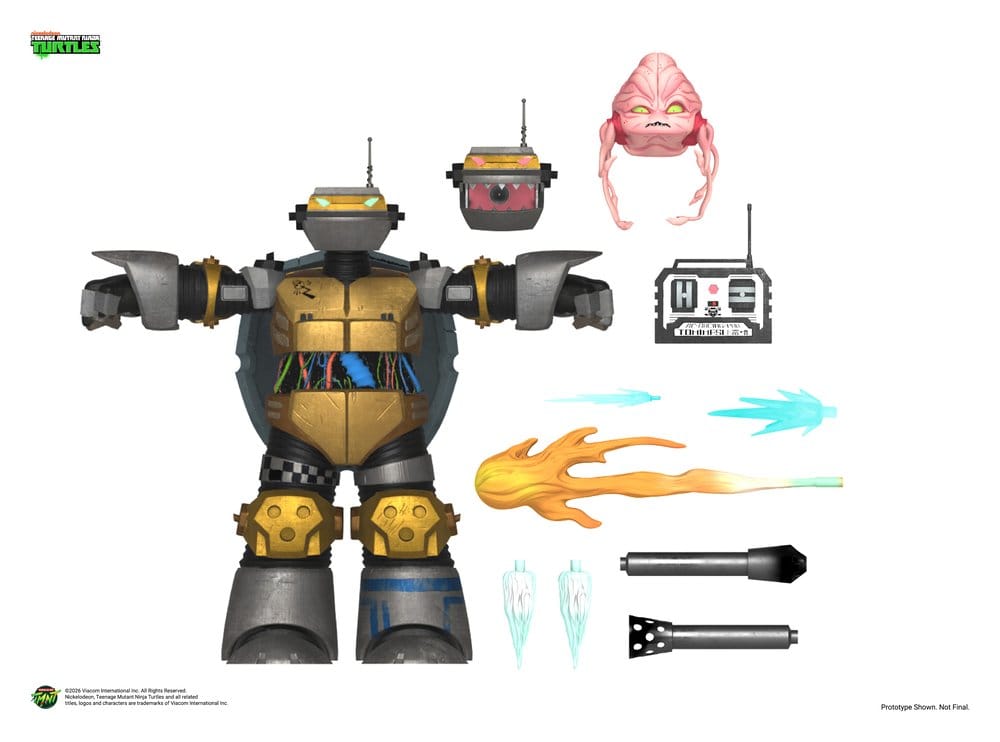 Teenage Mutant Ninja Turtles (2012) Actionfigur Ultimate Metalhead 18 cm - Preorder - ETA: 28.12.2026