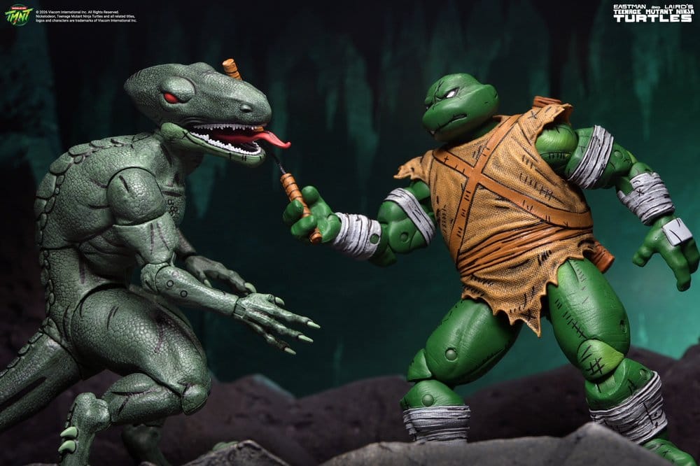 Teenage Mutant Ninja Turtles (Mirage Comics) Actionfiguren 2er-Pack Daimyo Orkai & Raptor 18 cm - Preorder - ETA: 25.12.2026