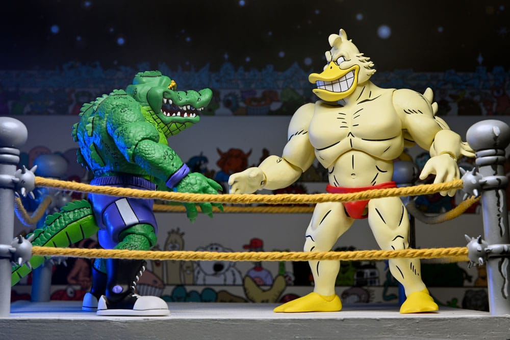Teenage Mutant Ninja Turtles (Archie Comics) Actionfigur Stump Wrestling Ace Duck 18 cm - Preorder - ETA: 05.03.2026