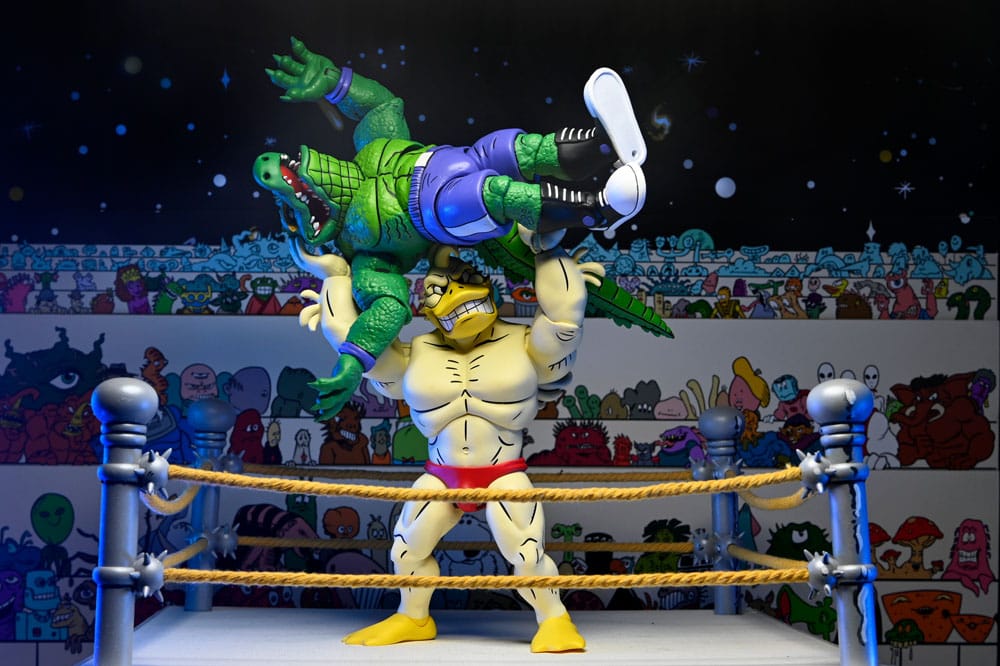 Teenage Mutant Ninja Turtles (Archie Comics) Actionfigur Stump Wrestling Ace Duck 18 cm - Preorder - ETA: 05.03.2026