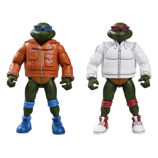 Teenage Mutant Ninja Turtles (Cartoon) Actionfigur Punk Leo and Punk Raph 2 Pack 18 cm          - Preorder - ETA: 19.09.2025