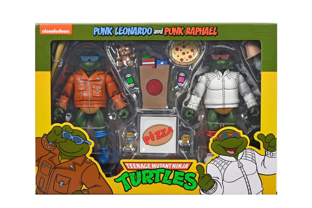 Teenage Mutant Ninja Turtles (Cartoon) Actionfigur Punk Leo and Punk Raph 2 Pack 18 cm          - Preorder - ETA: 19.09.2025