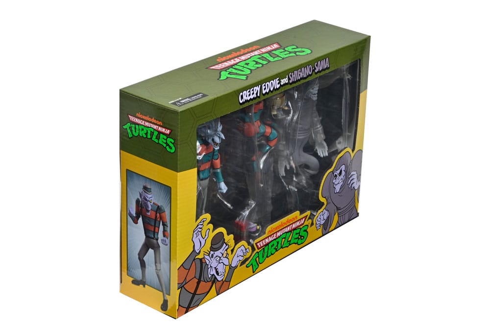Teenage Mutant Ninja Turtles: Saturday Morning Adventures Actionfiguren 2-Pack Creepy Eddie & Shibano-Sama 17 cm - Preorder - ETA: 25.09.2025