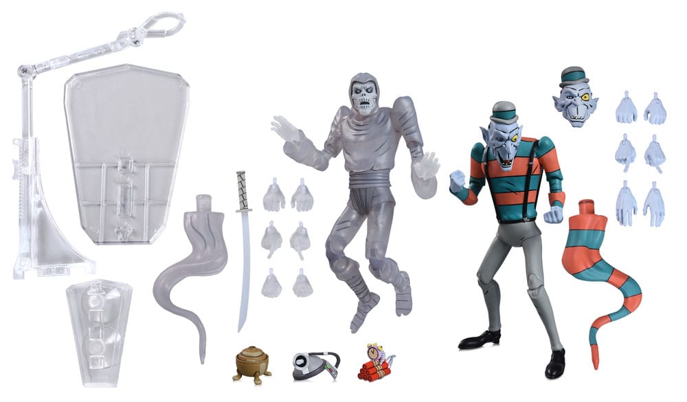 Teenage Mutant Ninja Turtles: Saturday Morning Adventures Actionfiguren 2-Pack Creepy Eddie & Shibano-Sama 17 cm - Preorder - ETA: 25.09.2025