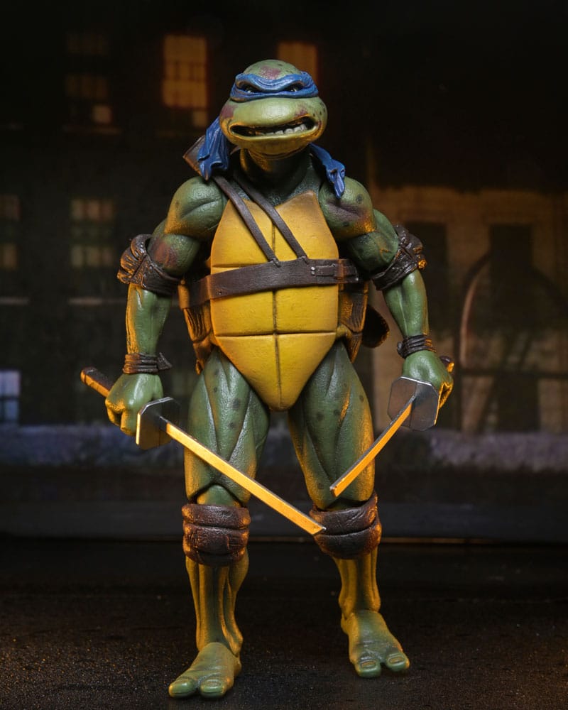 Teenage Mutant Ninja Turtles (1990 Movie) Actionfigur Roof Top Battle Shredder vs Leo 18 cm           - Preorder - ETA: 29.11.2025