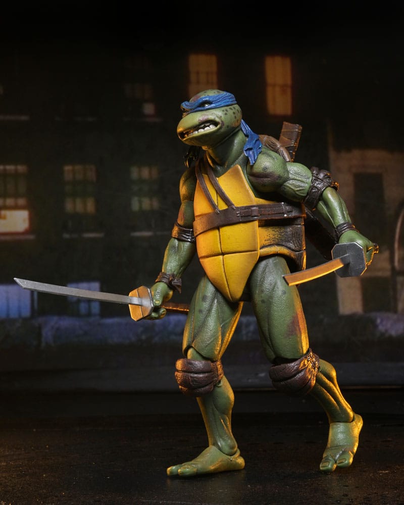 Teenage Mutant Ninja Turtles (1990 Movie) Actionfigur Roof Top Battle Shredder vs Leo 18 cm           - Preorder - ETA: 29.11.2025
