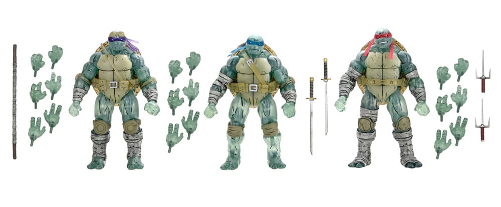 Teenage Mutant Ninja Turtles (The Last Ronin) Actionfiguren 3er-Pack Ghost Brothers 18 cm - Preorder - ETA: 25.09.2025