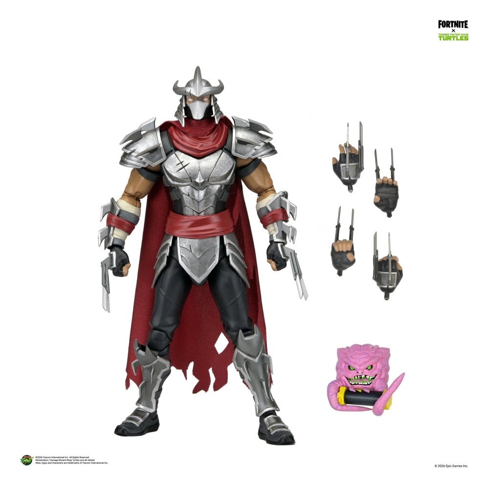 Teenage Mutant Ninja Turtles x Fortnite Actionfigur Shredder 18 cm - Preorder - ETA: 28.12.2026