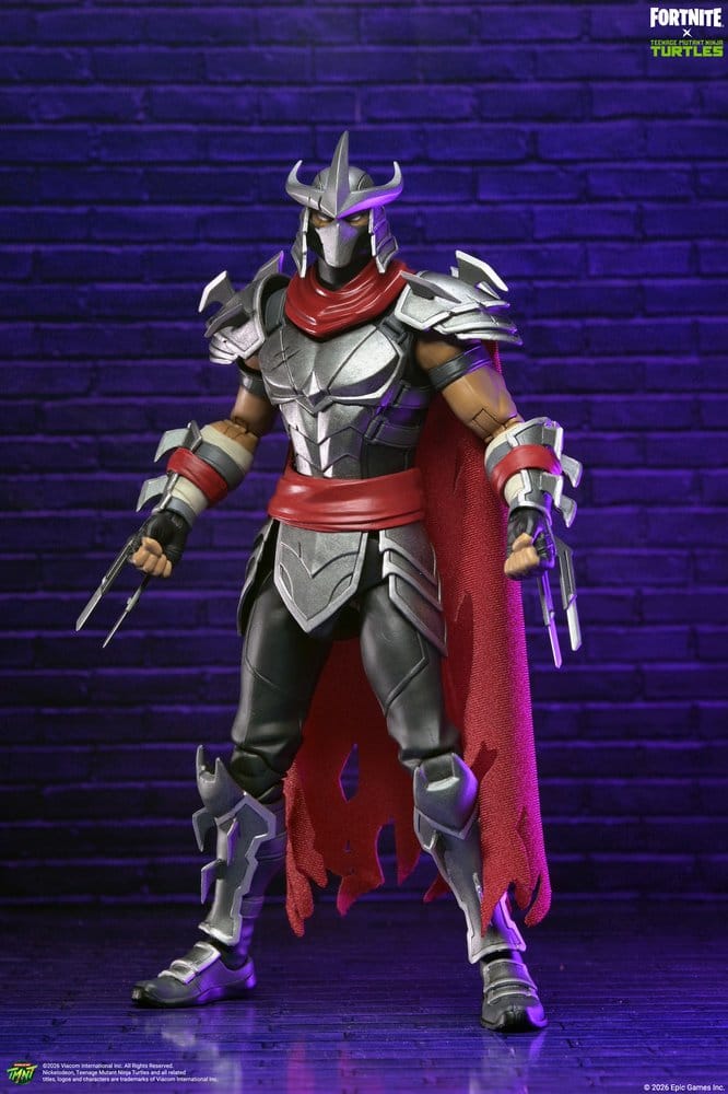 Teenage Mutant Ninja Turtles x Fortnite Actionfigur Shredder 18 cm - Preorder - ETA: 28.12.2026