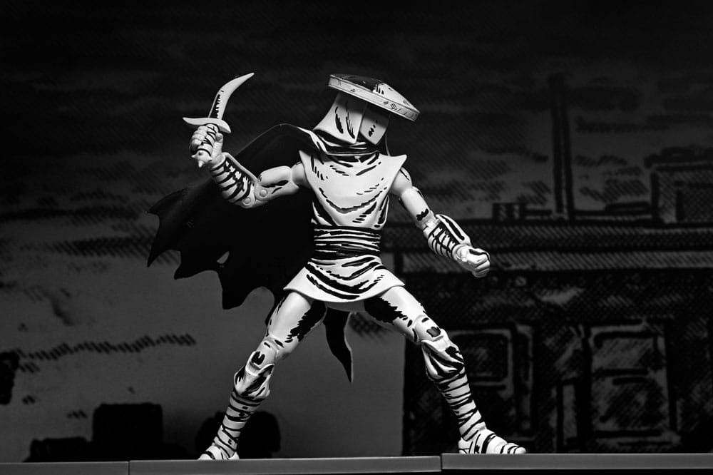 Teenage Mutant Ninja Turtles Actionfigur Elite Foot Ninja Guard Black & White 18 cm - Preorder - ETA: 15.10.2025