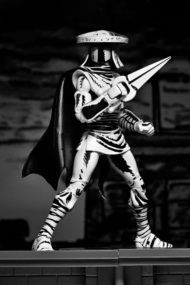 Teenage Mutant Ninja Turtles Actionfigur Elite Foot Ninja Guard Black & White 18 cm - Preorder - ETA: 15.10.2025