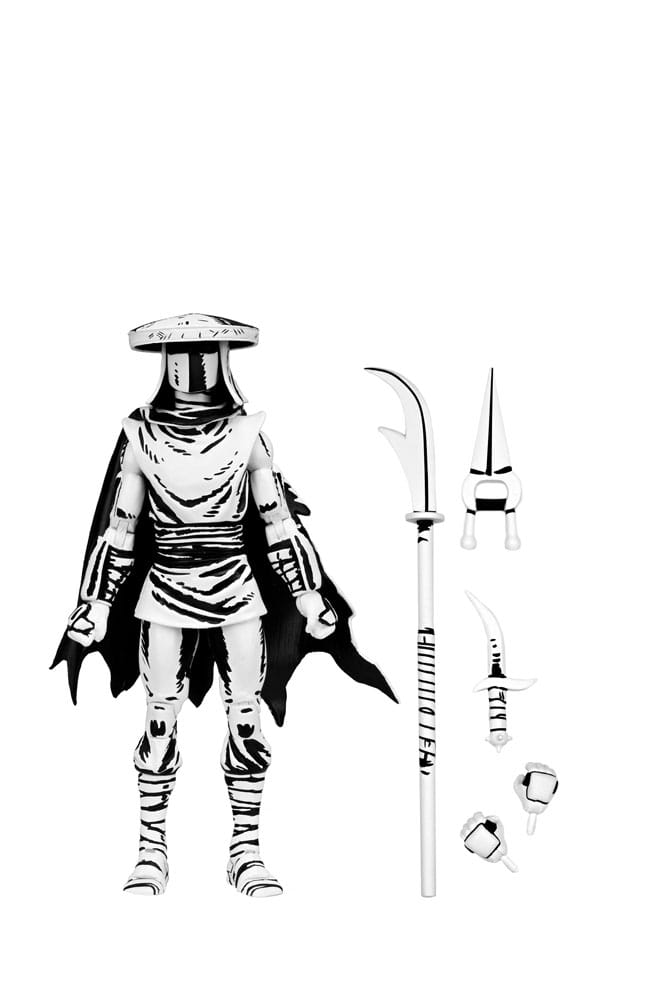 Teenage Mutant Ninja Turtles Actionfigur Elite Foot Ninja Guard Black & White 18 cm - Preorder - ETA: 15.10.2025